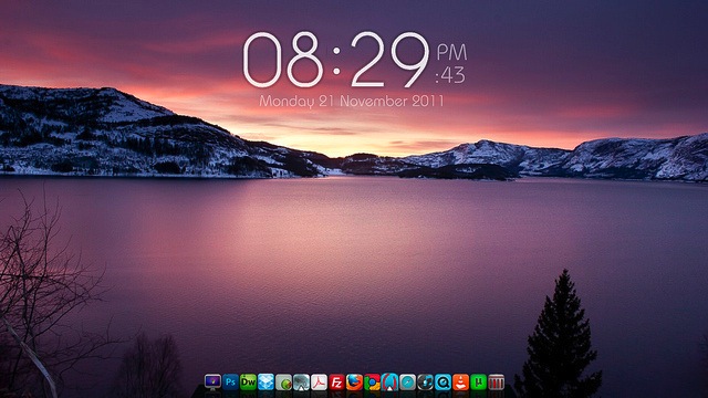 Pcのデスクトップ画面は Appleintel2012 S